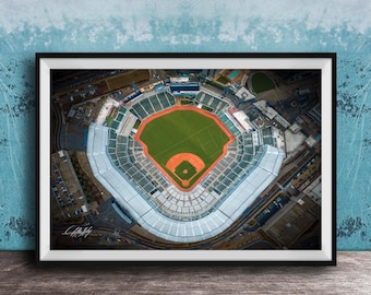 Truist Park Stadium Print, Atlanta Braves Baseball (Game Room Art)