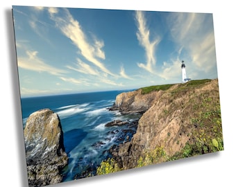 Yaquina Head Lighthouse Print: Newport, Oregon Coast Art