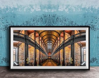 Long Room Library Print: Trinity College Dublin - Historic Wall Art