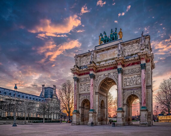 Arc De Triomphe Du Carrousel, Paris, France Print/canvas/acrylic 