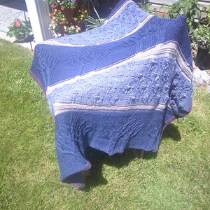 Baum des Lebens Strickdecke