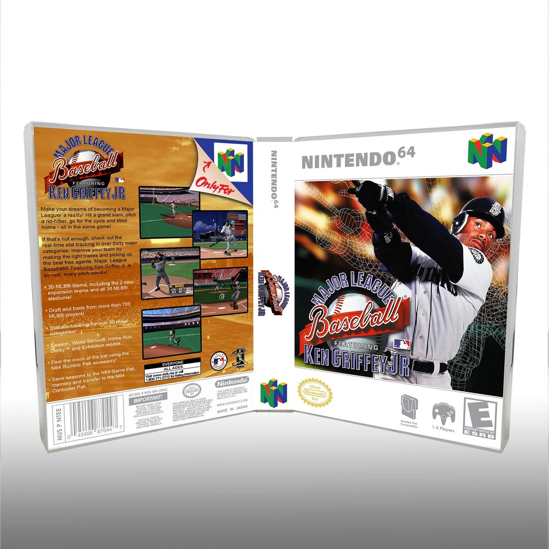 N64 UGC Major League Baseball Featuring Griffey Jr. - Etsy Norway