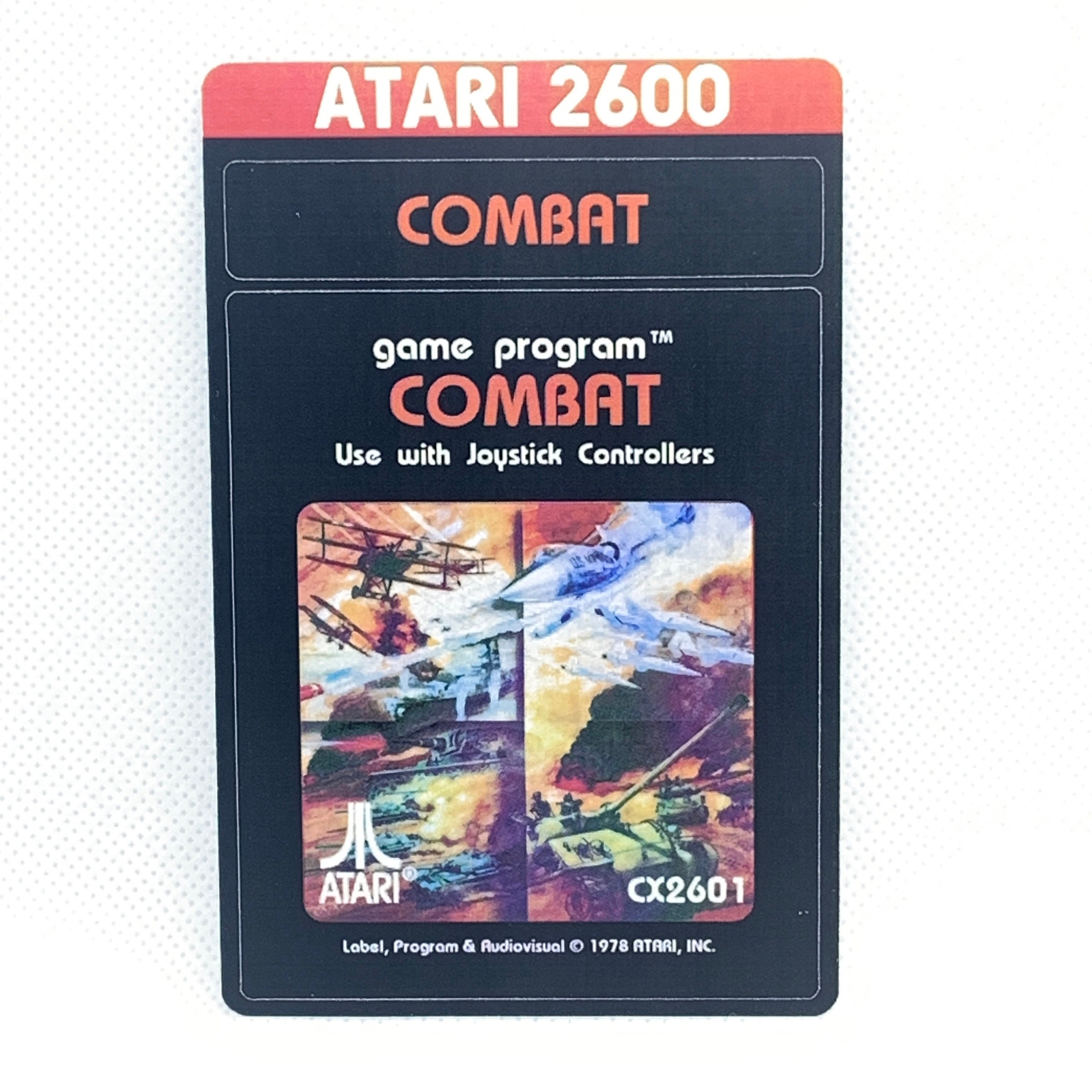 Atari 2600 Reproduction Label - Combat