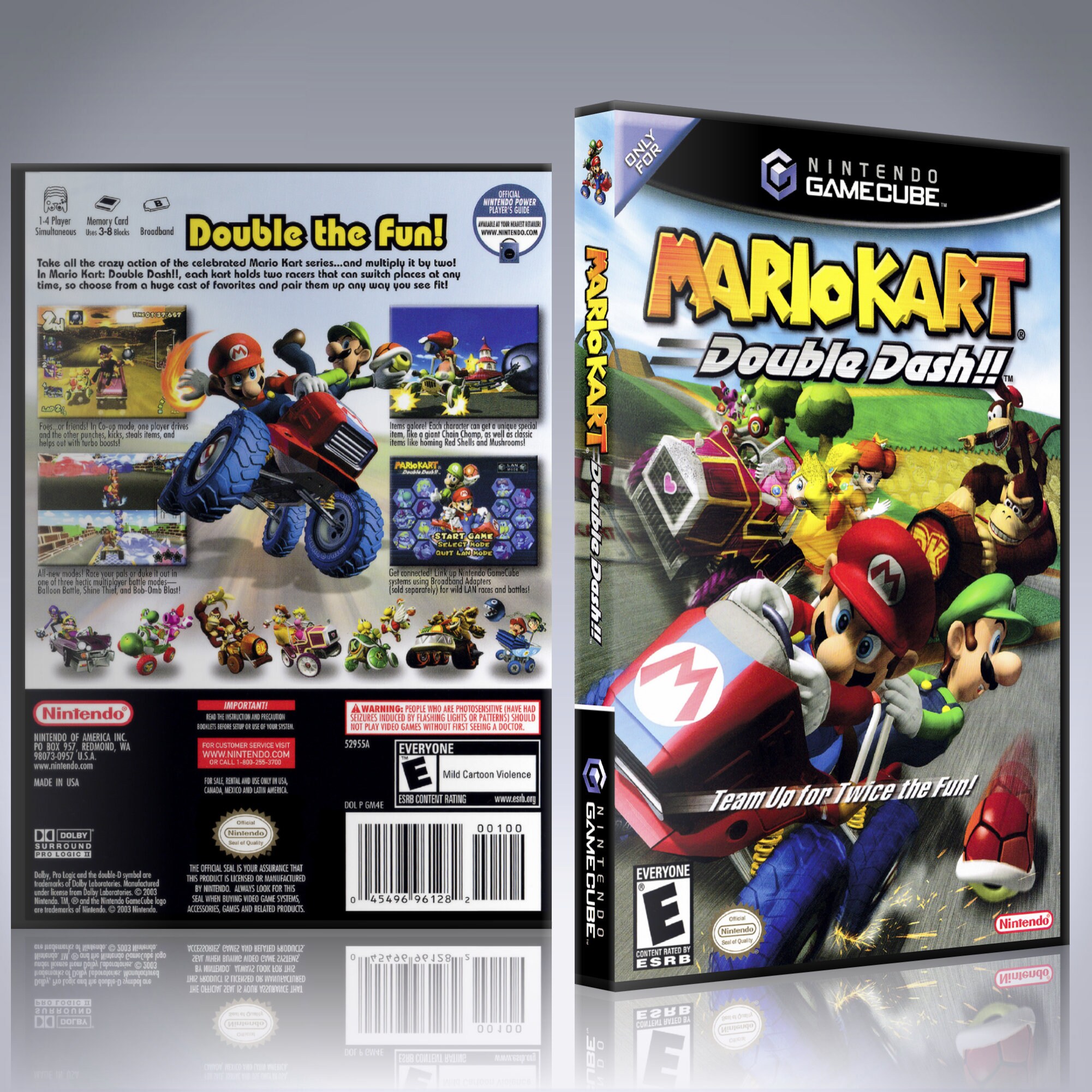 Gamecube Replacement Case NO GAME Mario Kart Double Dash - Etsy