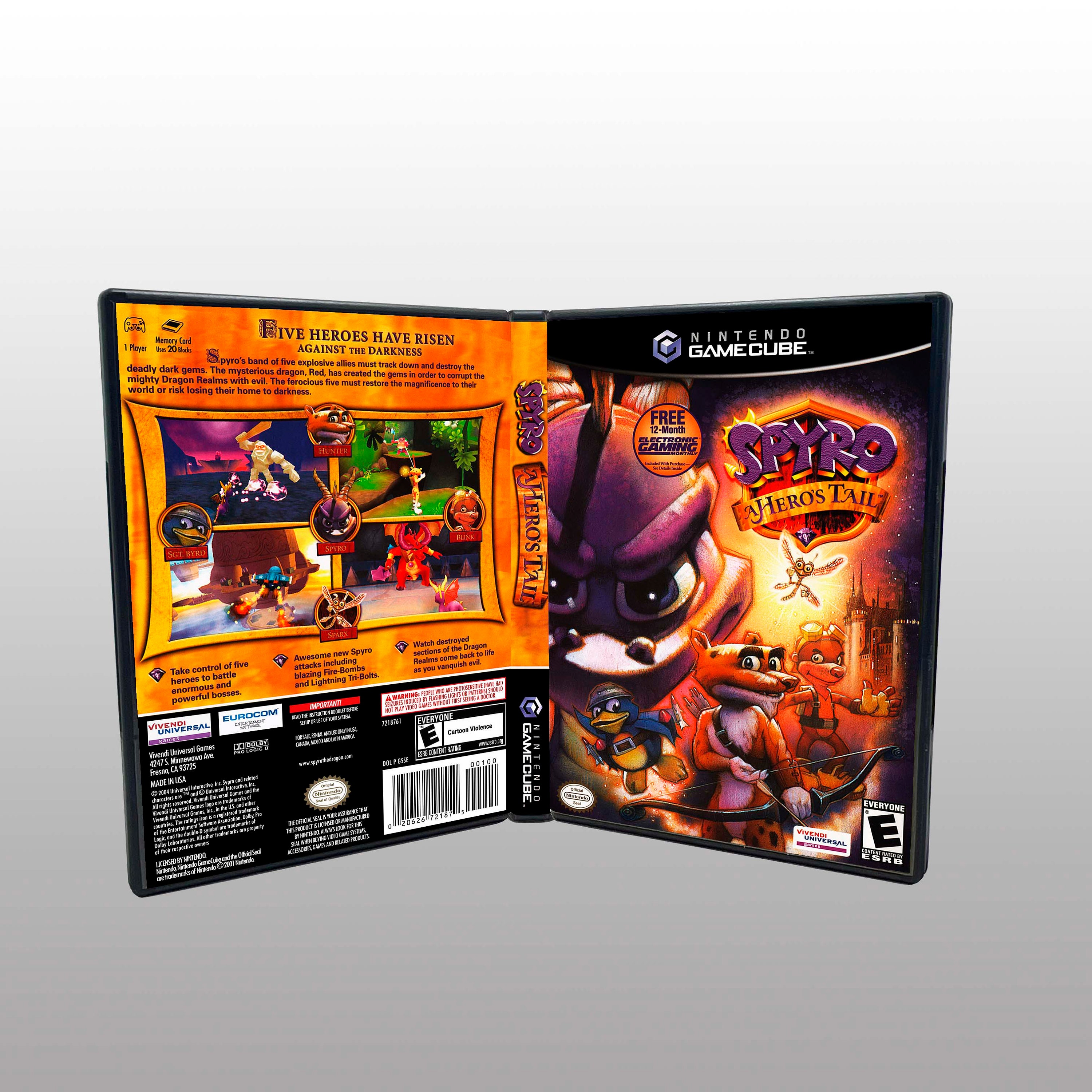 Buy Gamecube Replacement Case NO GAME Spyro A Hero's Online in India - Etsy