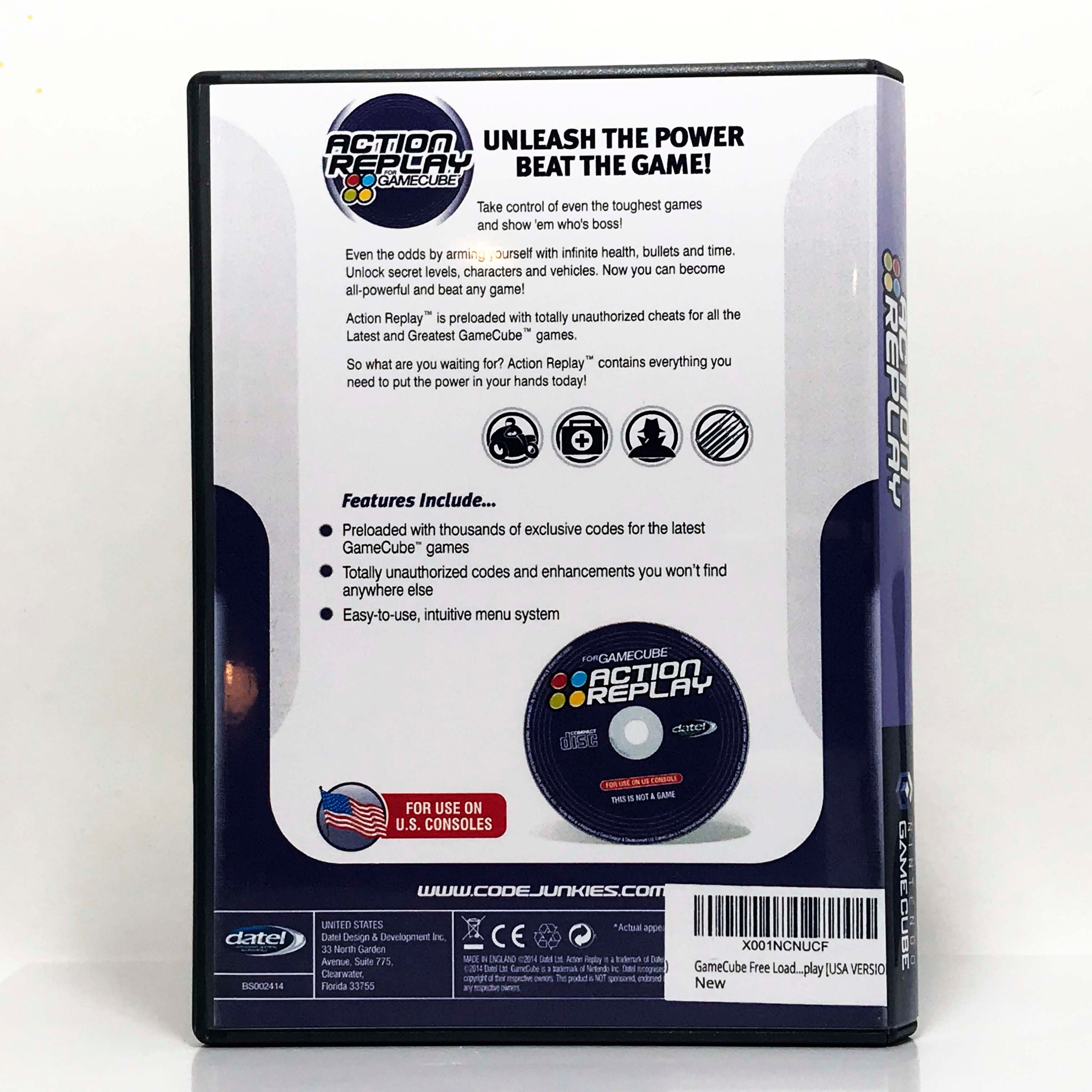 GameCube Reproduction Case NO GAME Action Replay GameCube Etsy