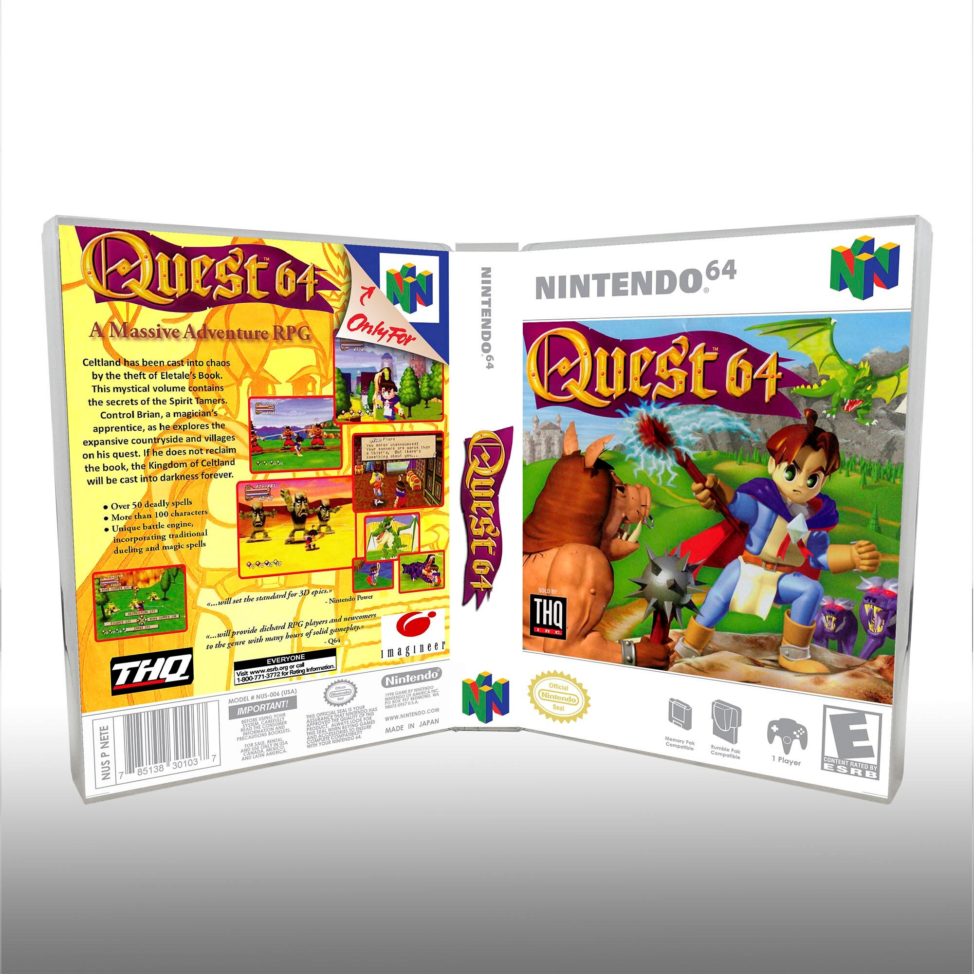 N64 Universal Game Case Quest 64 - Etsy Finland