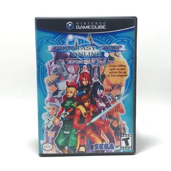 Gamecube Replacement Case No Game Phantasy Star Online Etsy