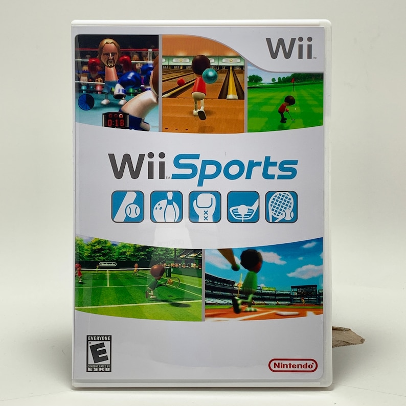 Wii Replacement Case NO GAME Wii Sports Etsy Hong Kong