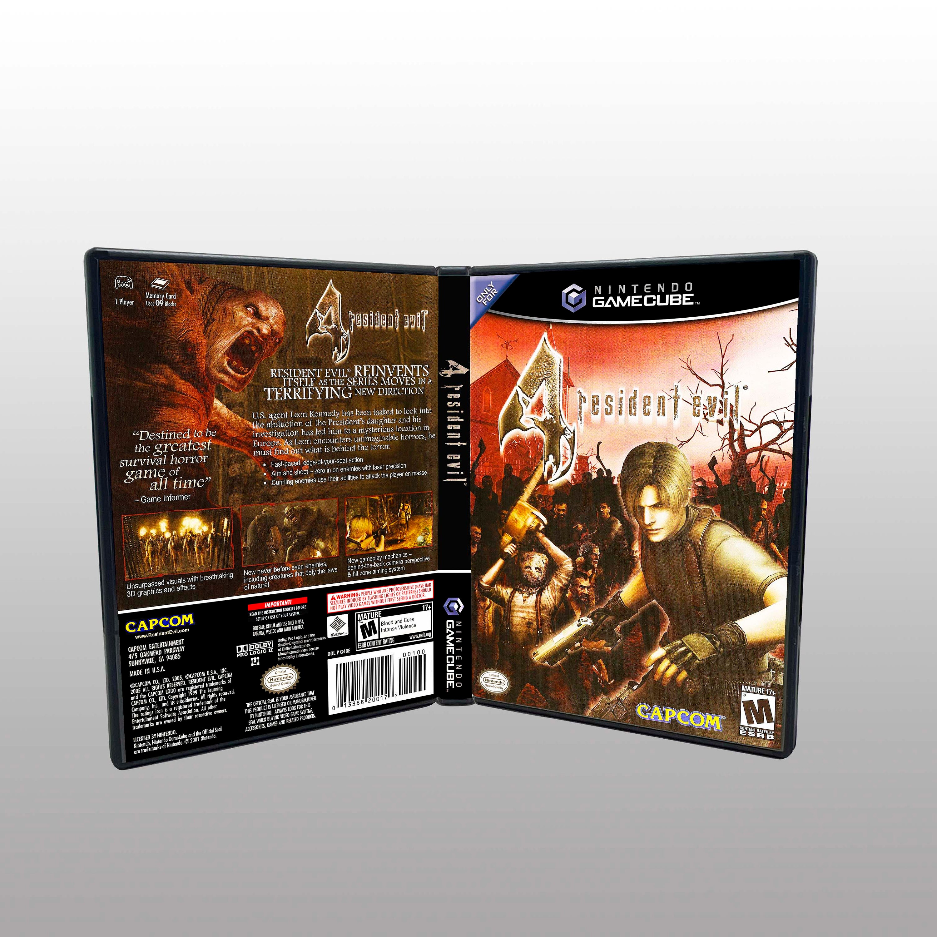GameCube Replacement Case NO GAME Resident Evil 4 - Etsy.de