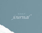 Daily Gratitude Journal, Mindfulness, Positivity Journal, Gratitude Prompts, Printable, Thankfulness, Gratitude Diary, Instant Download