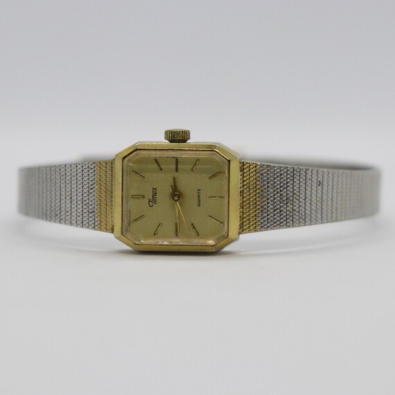 Vintage Timex Watch / Ladies Timex / Square Watch