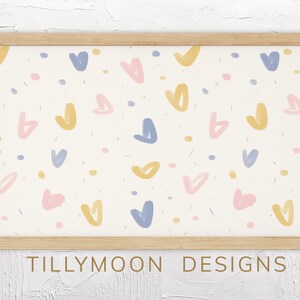 Valentines Day Samsung Frame TV Art Hearts Valentine Print for Samsung Frame TV Art Love Hearts
