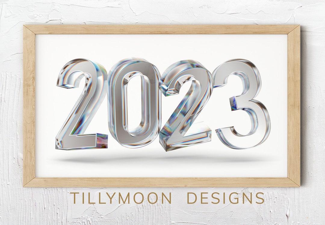 2023 New Year Art for Frame TV Samsung the Frame New Years 2023 Happy ...