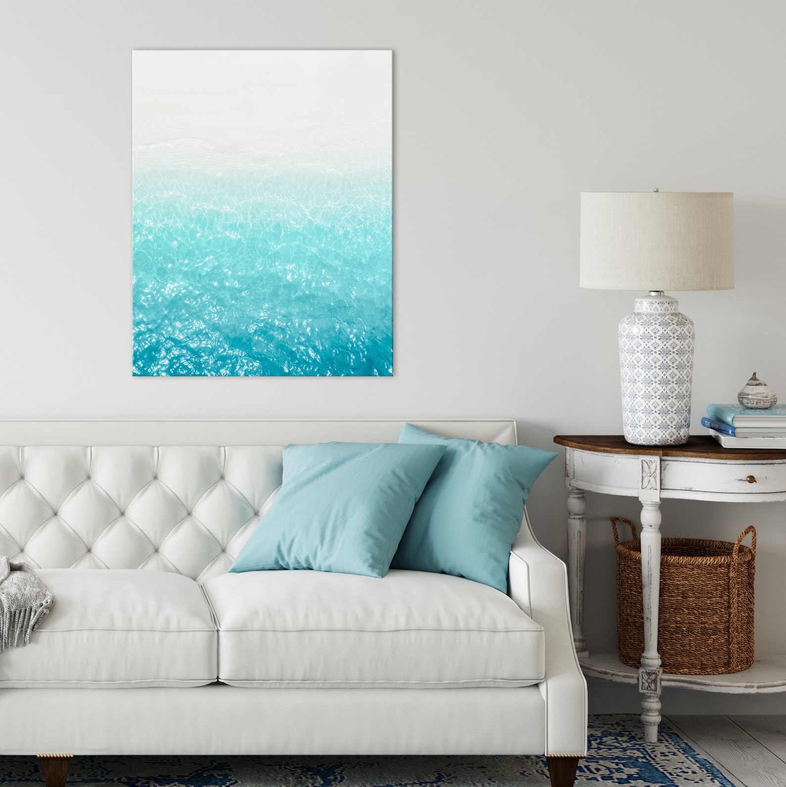 Modern Coastal Wall Art Printable Ocean Wall Art Decor Ocean Etsy — free download