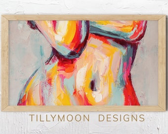 Nude Female Tv Art - Etsy