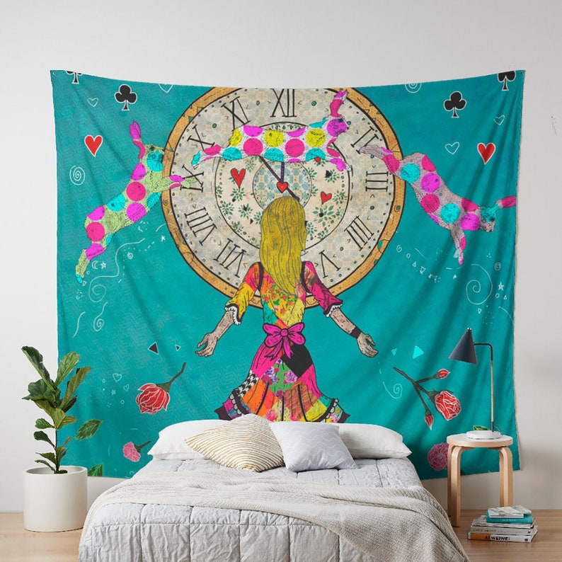 ALICE'S DREAM wall tapestry alice in wonderland inspired Etsy