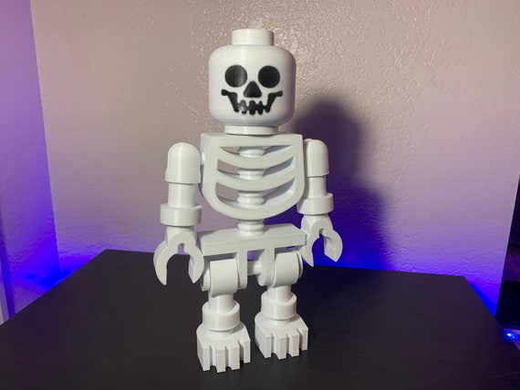 giant lego skeleton