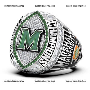 Custom Class & Champion Rings, Moissanite class ring, Personalized Graduation Rings, Sports Rings and Custom Jewelry Made to Order Silver925