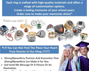 Custom Florida University Class Ring: Silver925 Gator Ring