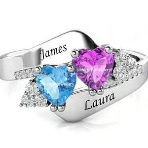 Custom Graduation gift for her, Custom Silver925 High school Class Ring , Graduation Ring