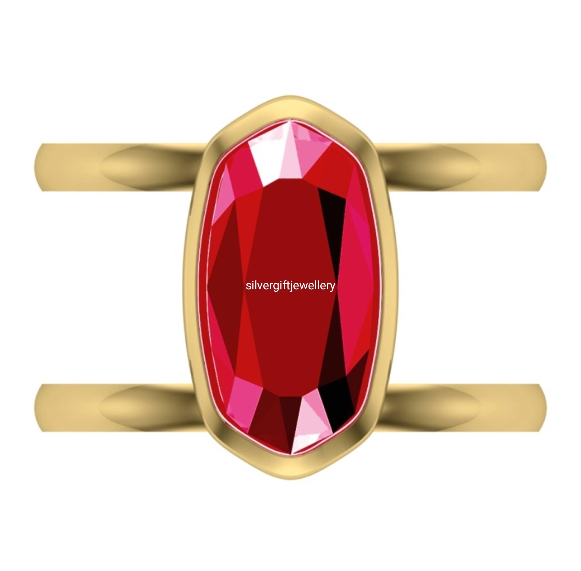 BLOOD RED STONE RING – My kind of Jewel