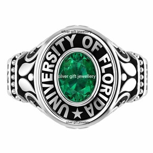 Klasse Ring vollständig anpassbar Sterlingsilber für High School 2024 2025 2026 Senior Junior personalisierte Geschenk