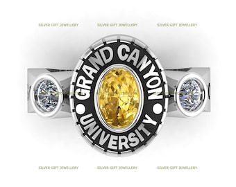 Best Unique School Class Ring, Custom High School Class Ring, Graduation Ring, Graduation Gift | Class Graduation Ring for Her
