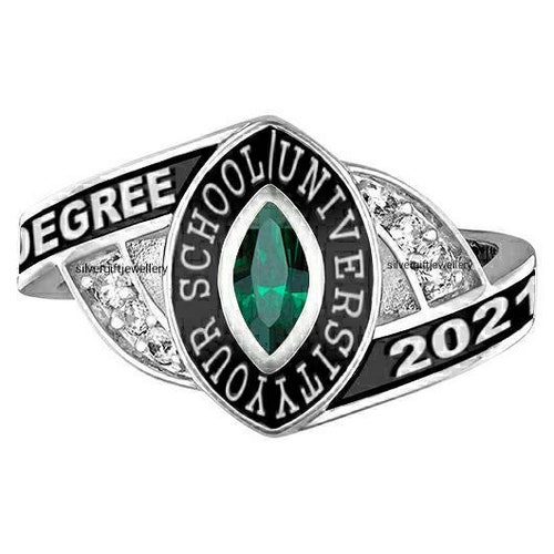 Silver925 High School Class Ring Graduation Ring - Etsy