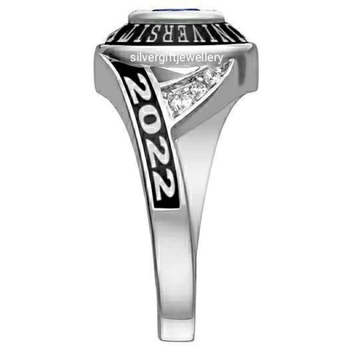 Personalized Custom Silver925 High School Class Ring Etsy