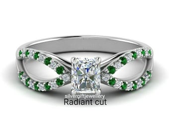 MOISSANITE Silver925 Catwoman ring