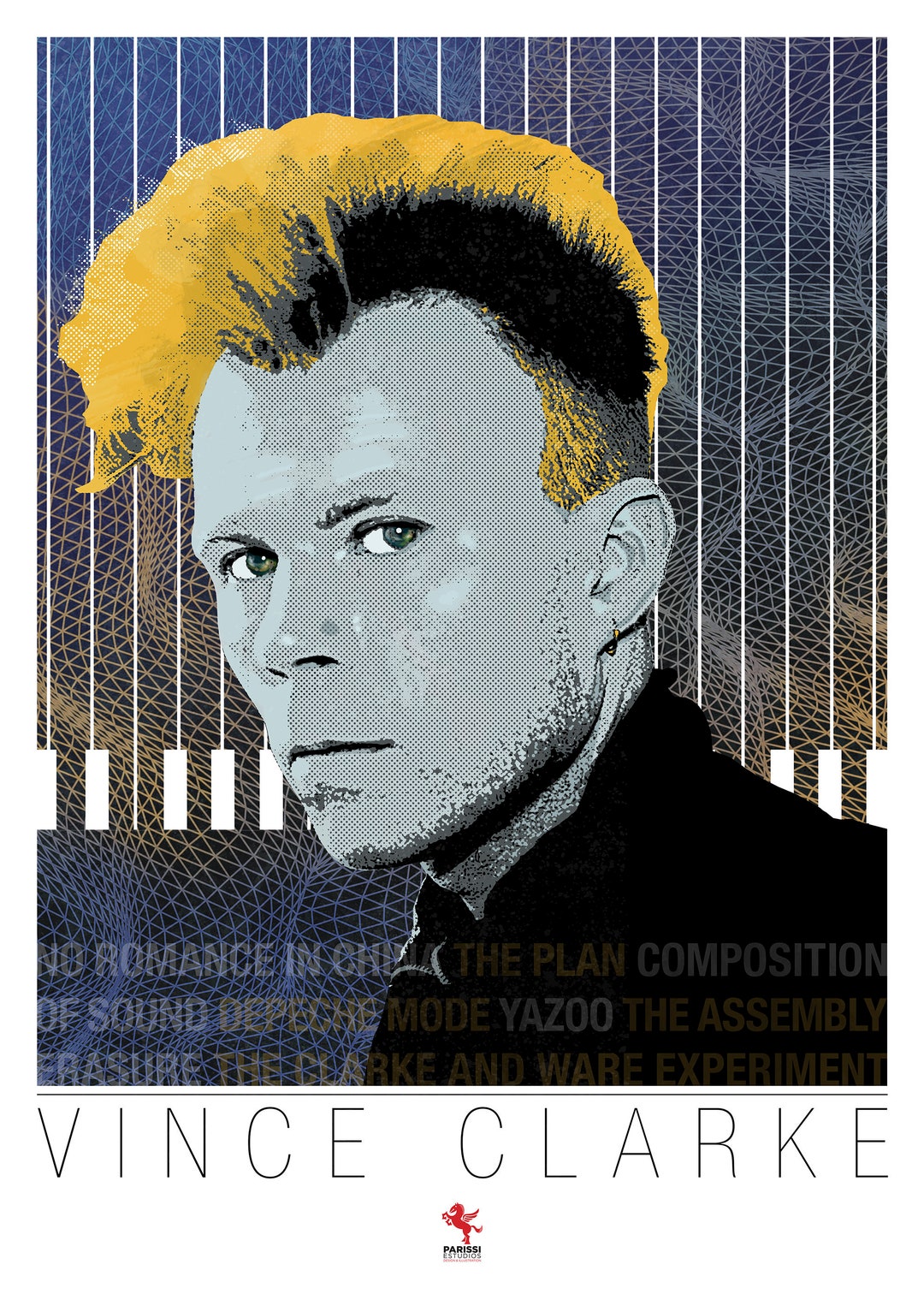 Vince Clarke Depeche Mode Yazoo Erasure Techno Music Etsy