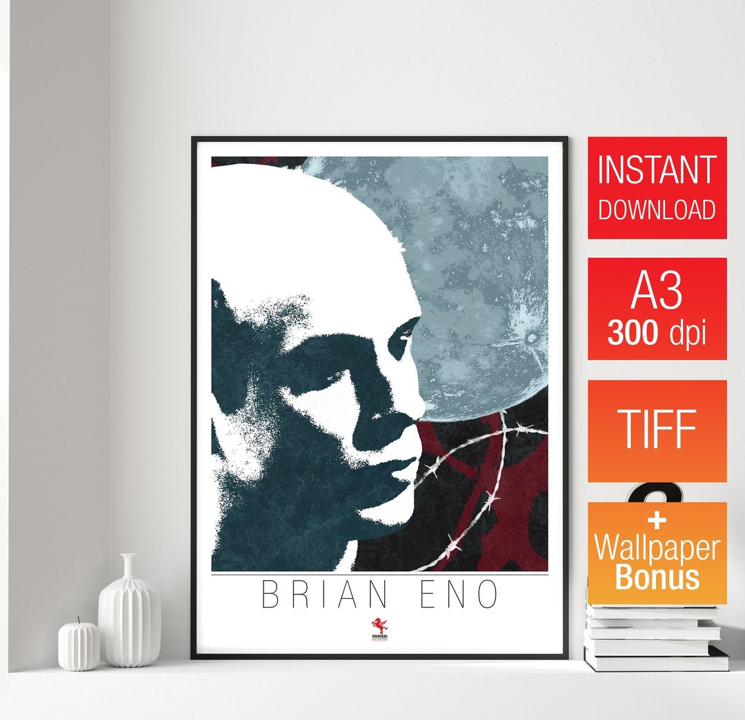 Brian Eno, Techno Music, Electronic Music, A3, Art Print - Etsy