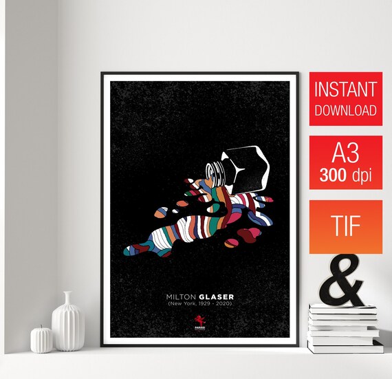 巨匠MILTON GLASER ポスター：ミルトン・グレイサー Milton Glaser