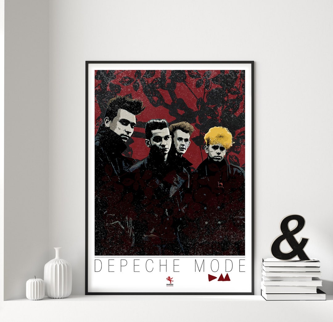 Depeche Mode Art Print, Depeche Mode Room Decor, A3, Print Wall