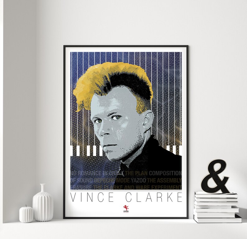 Vince Clarke Depeche Mode Yazoo Erasure Techno Music Etsy