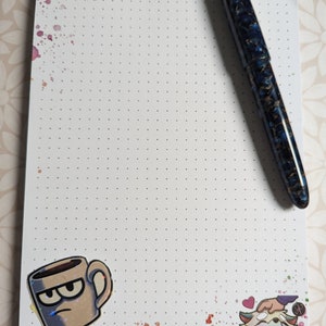 Notepad - Notepad - writing pad dotted, different designs and sizes