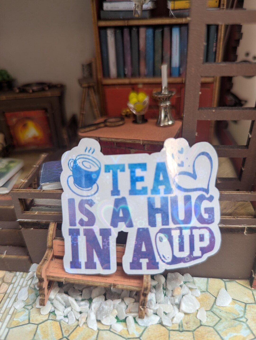 Hug Tea Tea is a Hug in a Cup | Stickers for Journals, Laptops, and Phones ...