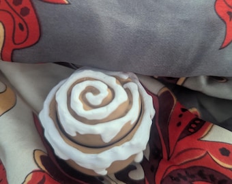 Cinnamon Bun with Love | 3D Printed Fidget Clicker Cinnamon Bun for Desk