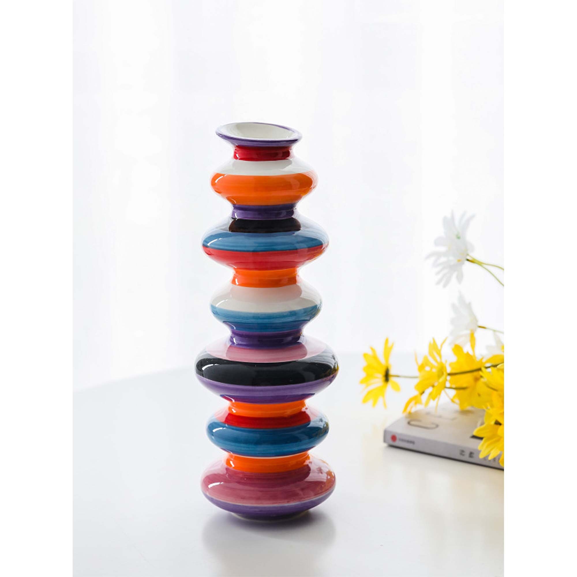 Colorful Vases Irregular Vases Nordic Style Vases Creative Etsy