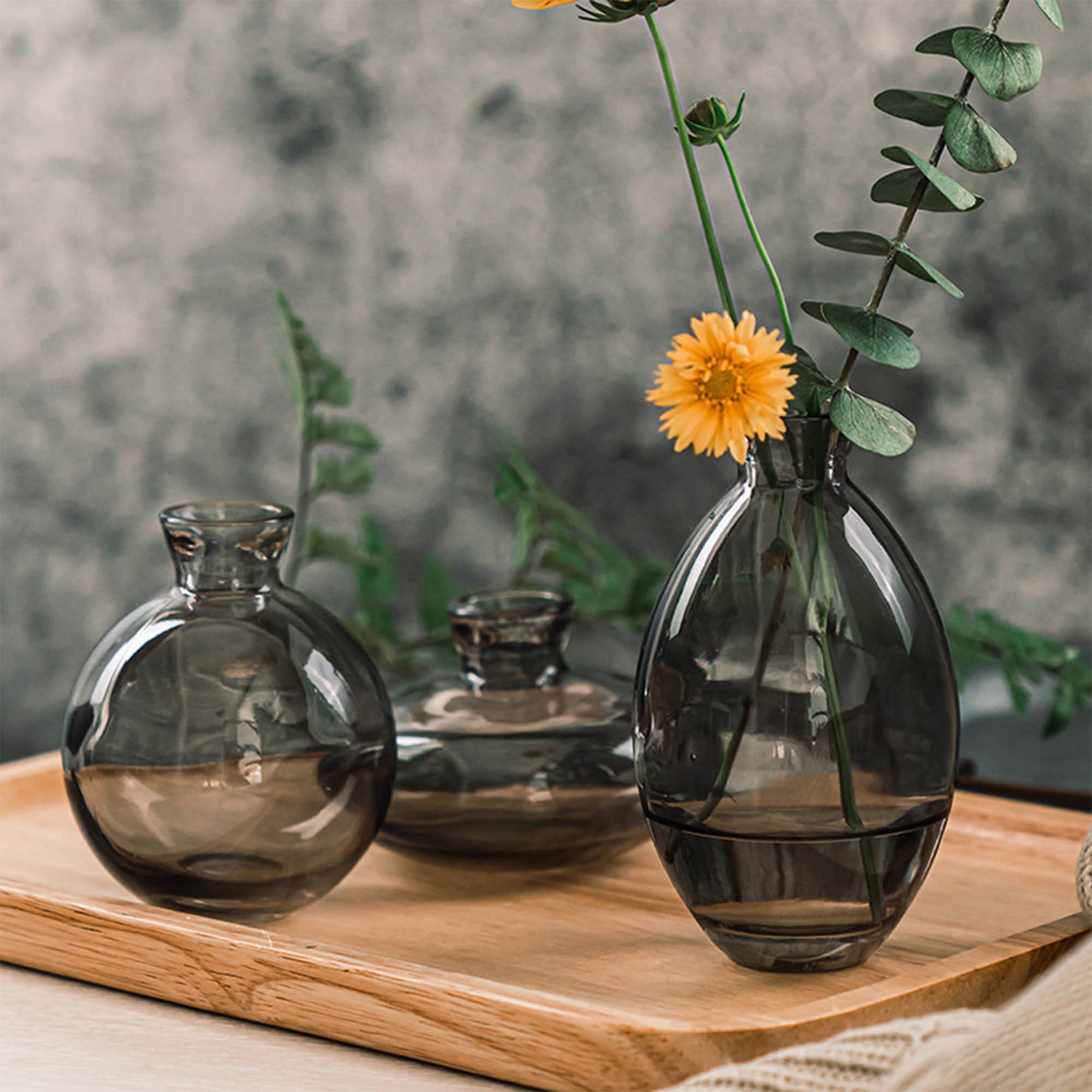 petit glass vases set petit glass vases set