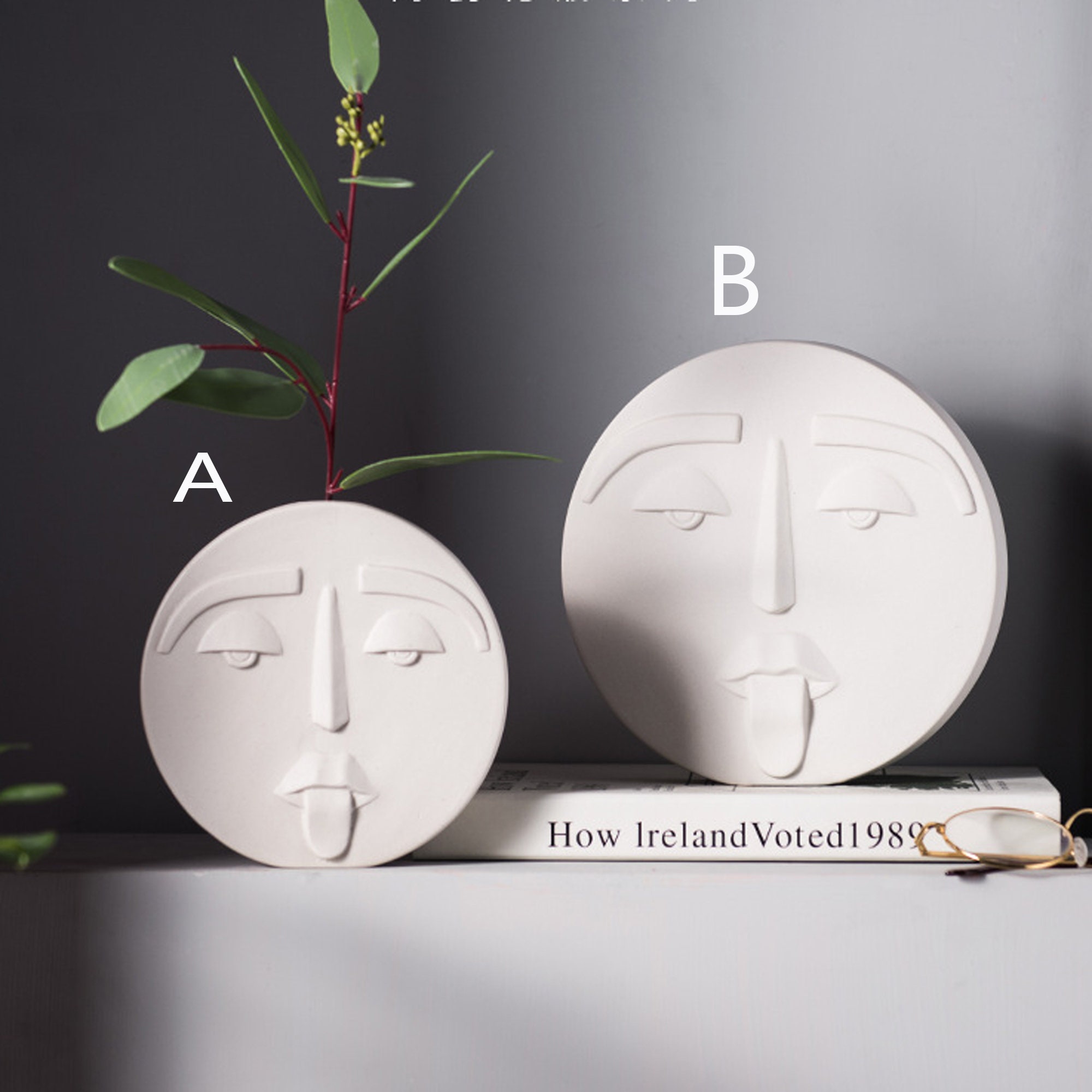 Vase en céramique de visage vase dart vase personnalisé de Etsy