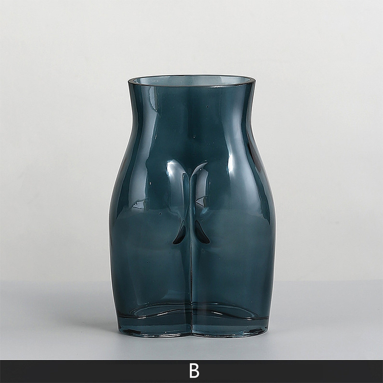 Creative Human Body Glass Vase Transparent Flower Etsy