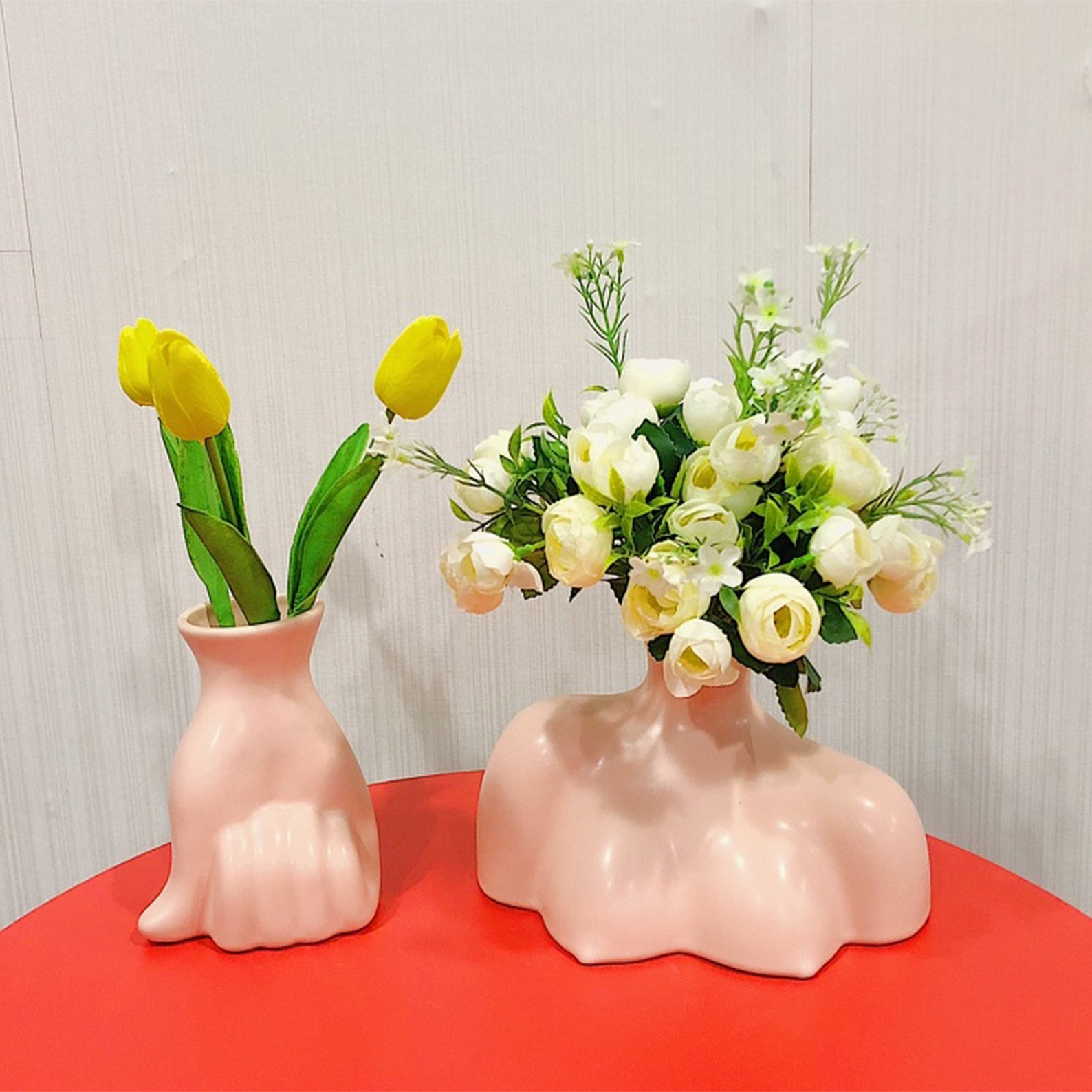 Body Shape Vases Ceramic Vases Shoulder Vases Fist Vases Etsy