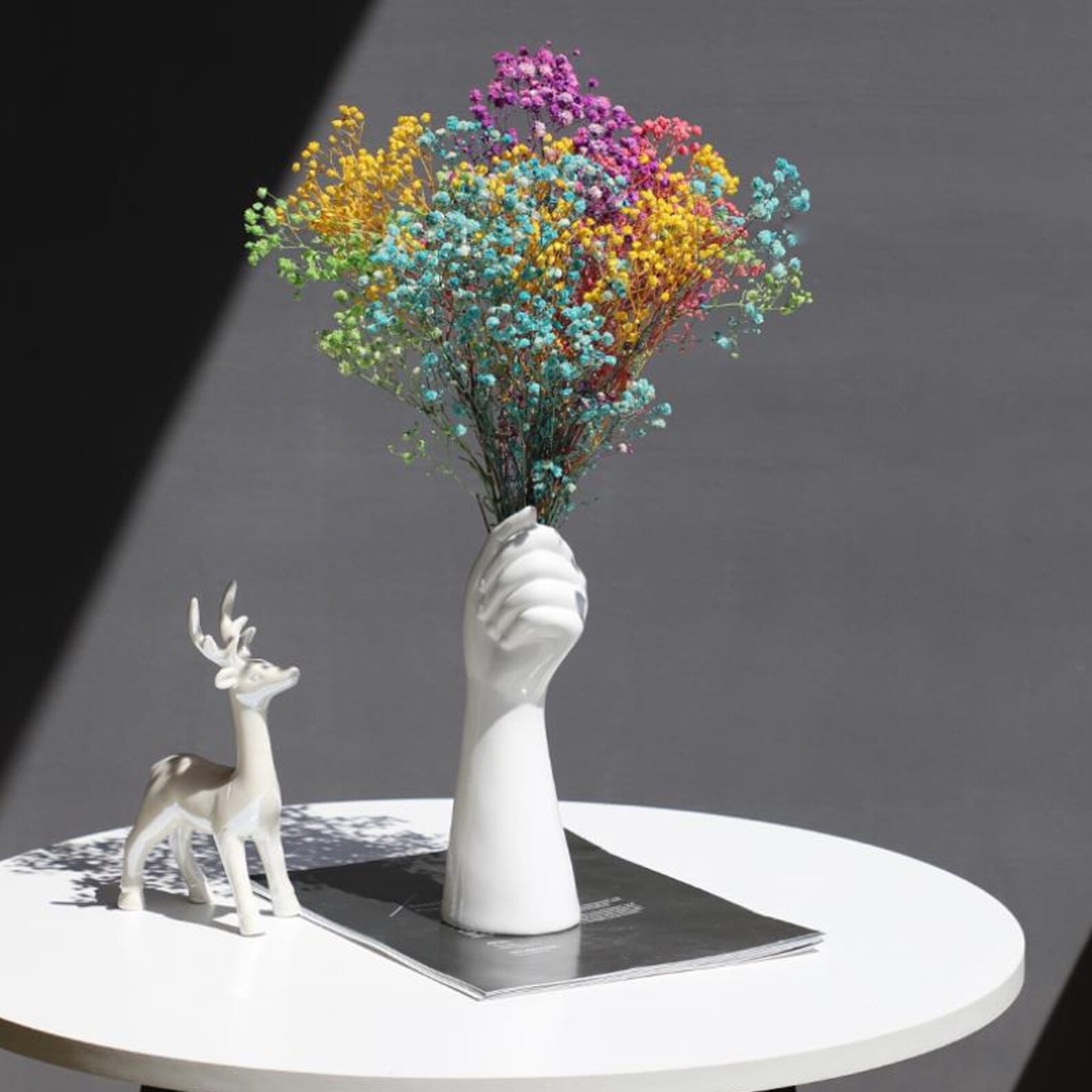 Ceramic Vase Hand of Freedom Vase Nordic Vase Modern Simple Etsy