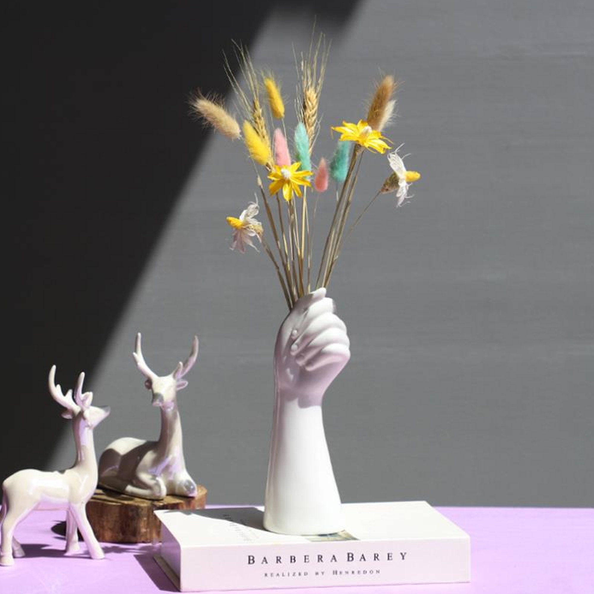 Ceramic Vase Hand of Freedom Vase Nordic Vase Modern Simple Etsy