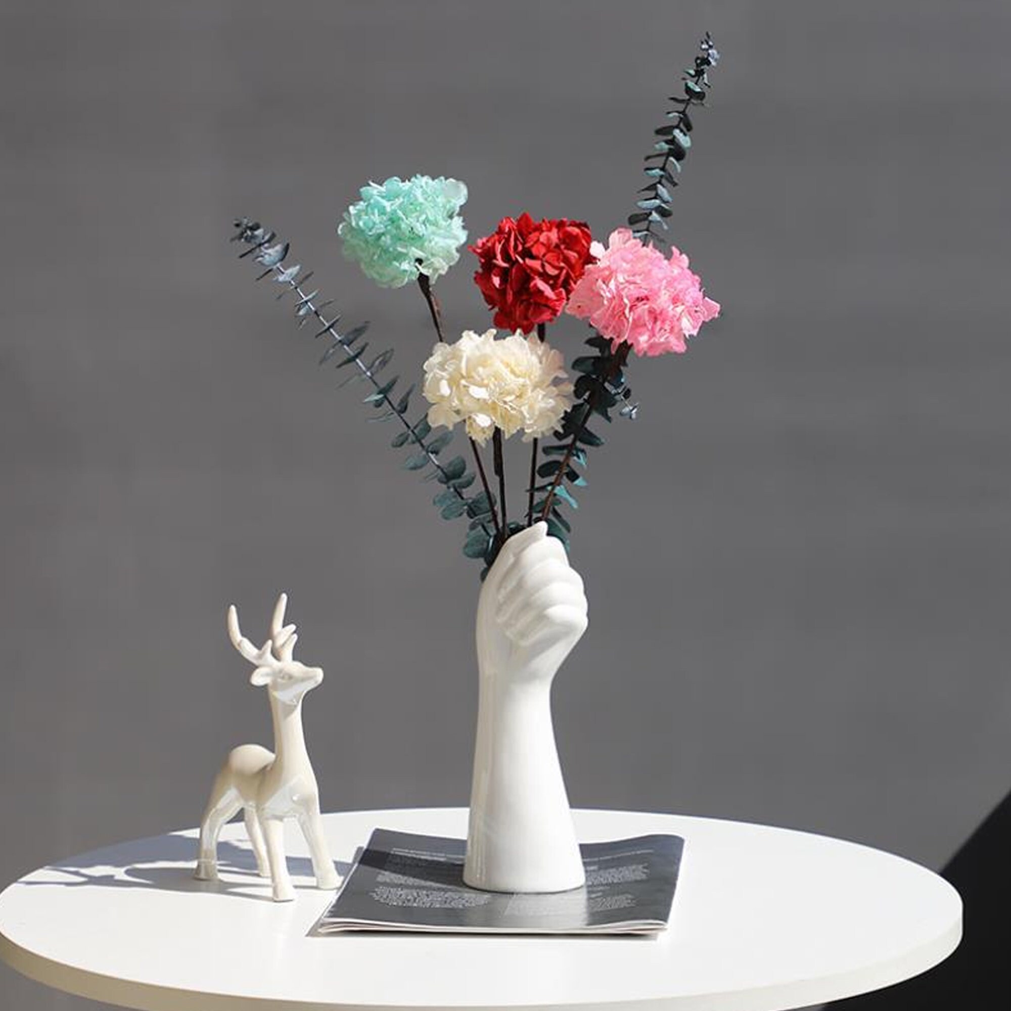 Ceramic Vase Hand of Freedom Vase Nordic Vase Modern Simple Etsy