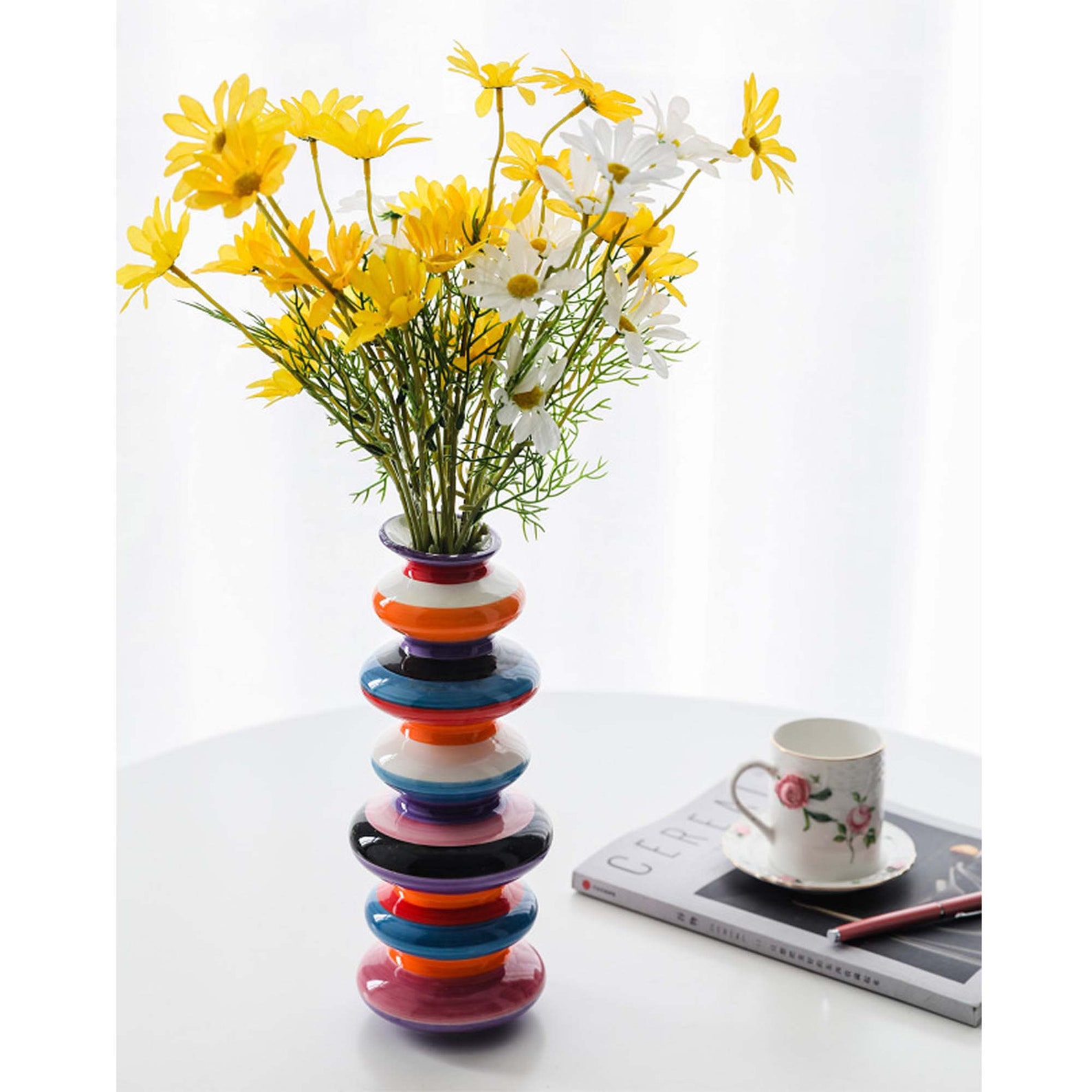 Colorful Vases Irregular Vases Nordic Style Vases Creative Etsy