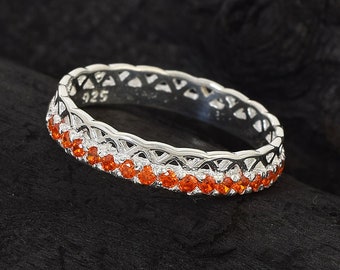 Birthstone Eternity Band Ring, Custom Birthstone eternity band ring, Personalized Rings, stacking birthstone rings, genuine gemstone rings