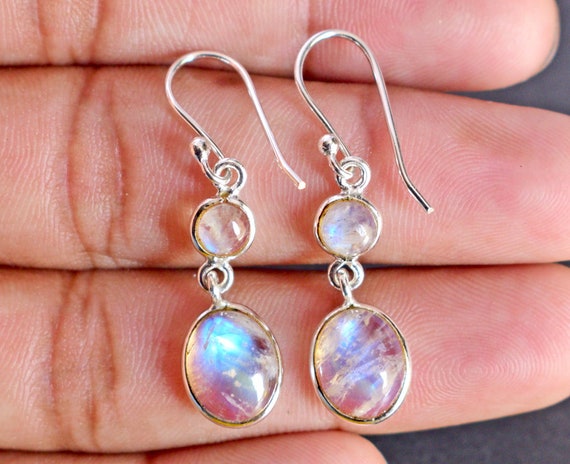 Etsy moonstone deals earrings